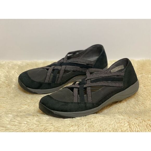 Dansko Women's Hilde Black Flat Sz 39 EUR - Picture 1 of 7